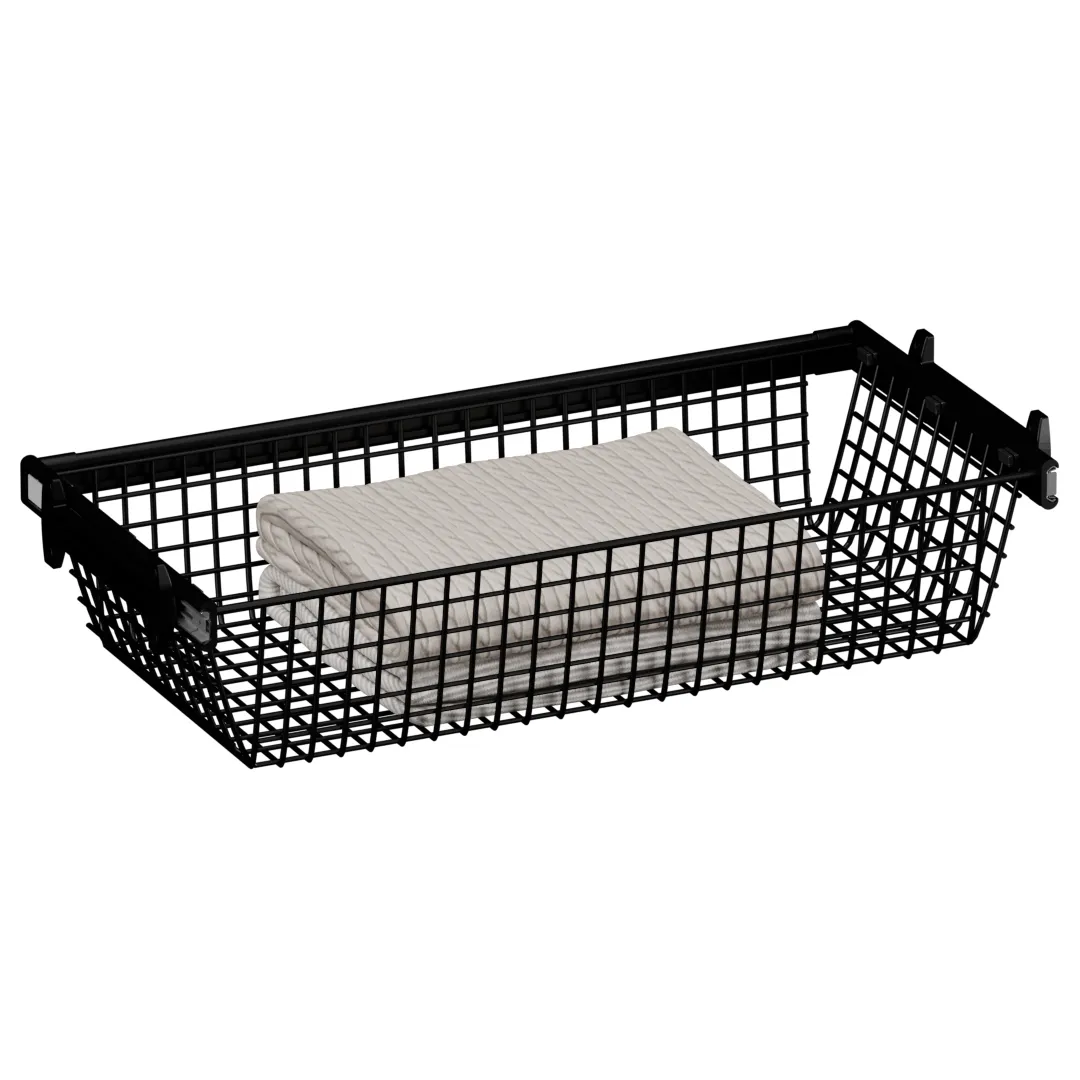 BELLE Корзина для белья 900 мм, цвет черный, BE90BABL