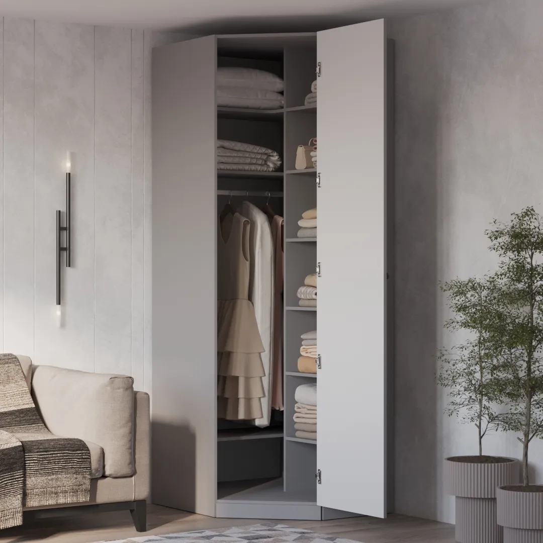 Шкаф угловой с перемычкой A218P