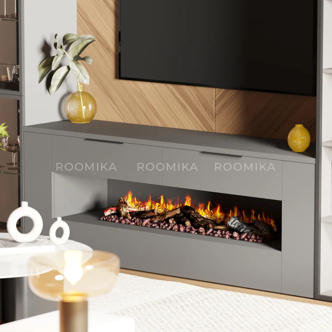 Тумба ТВ напольная с электрокамином LG551.450L/R