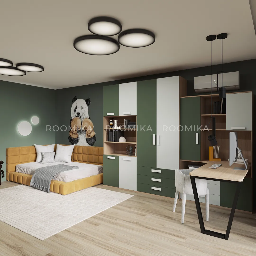 Кровать полутороспальная мягкая с ортопедической решеткой  КВАДРО, 120х200