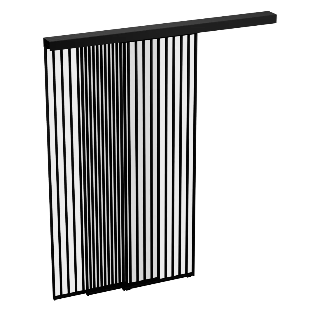 Раздвижная стеклянная перегородка для кухни GRACE 22