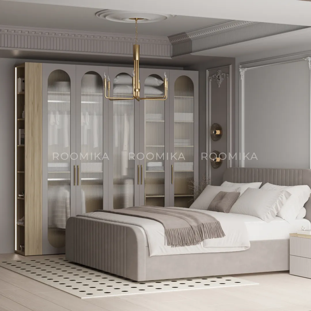 Шкафная группа Lazio фрезерованные фасады в эмали 39