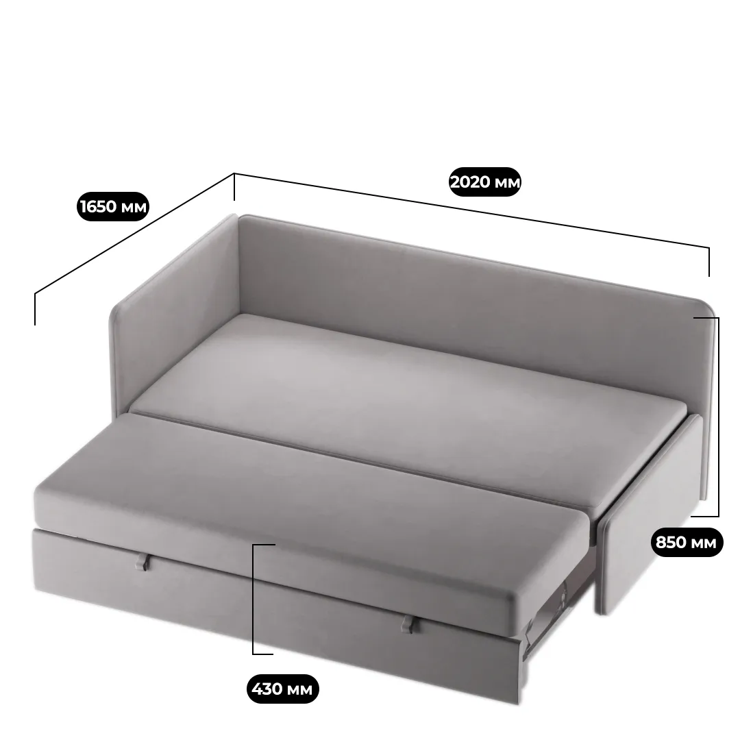 Диван раскладной РУБИ М3