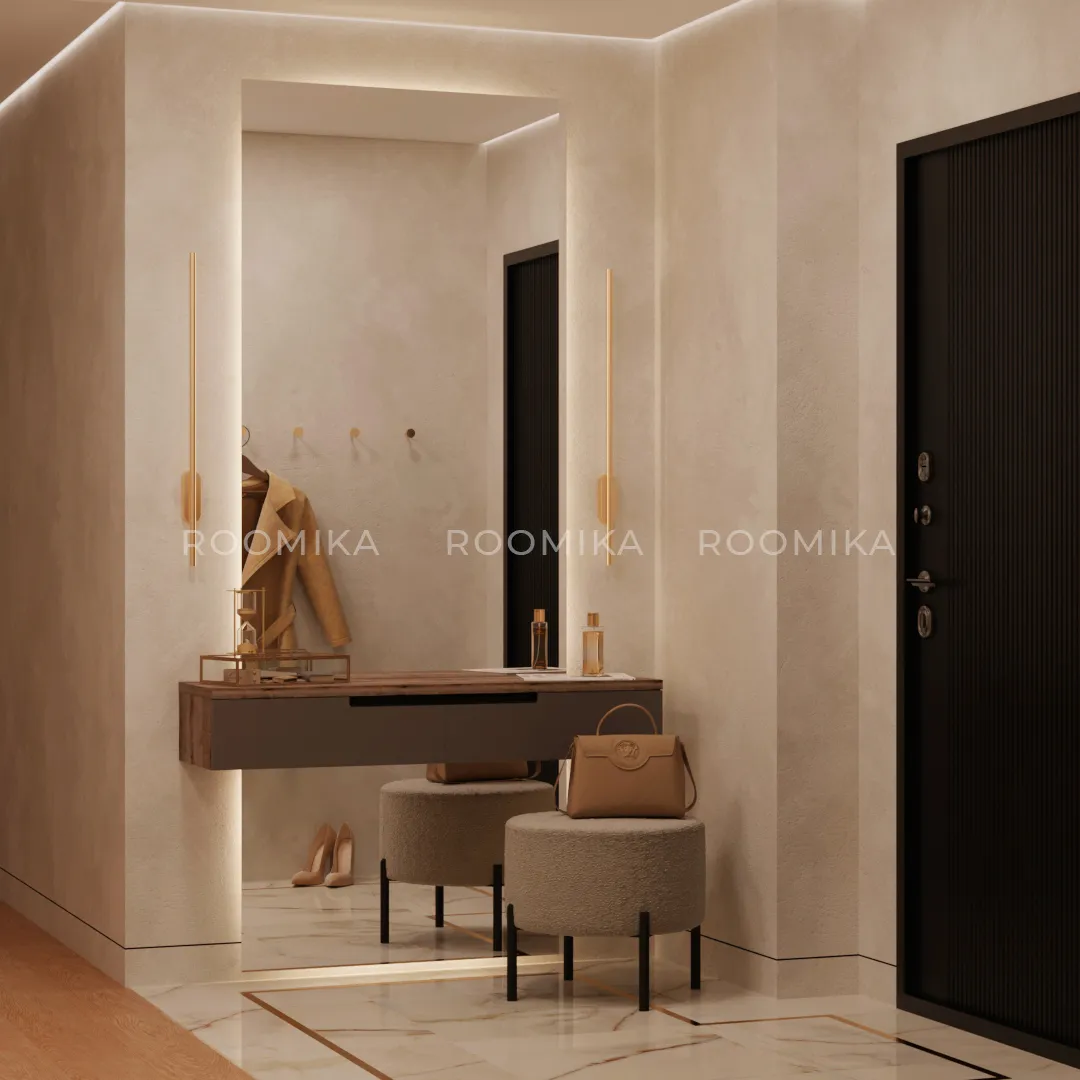 Зеркало с подвесным столиком  L169 L/R