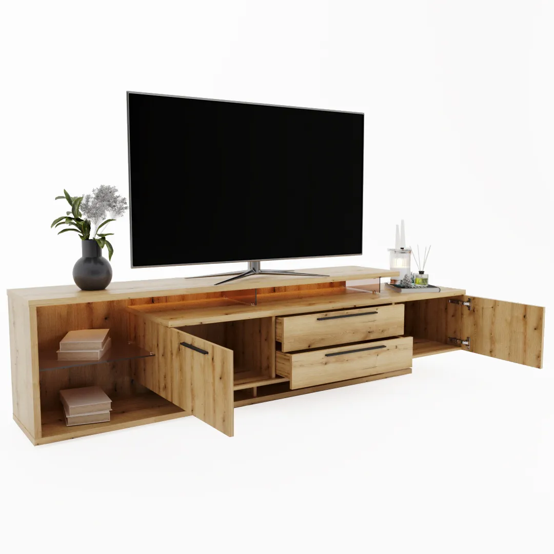 Тумба TV напольная с подсветкой L507 L/R