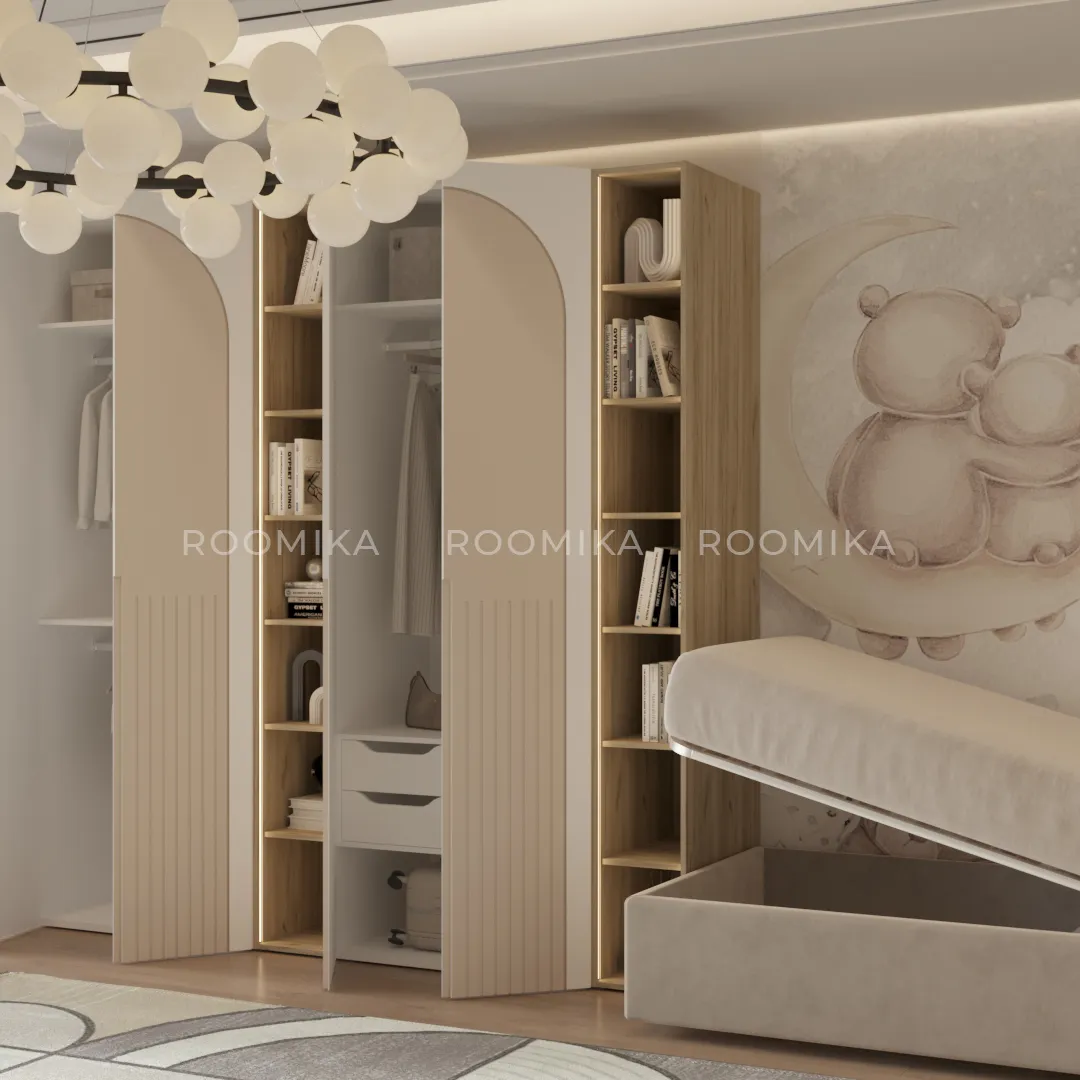 Лацио детская фрезерованные фасады в эмали 10