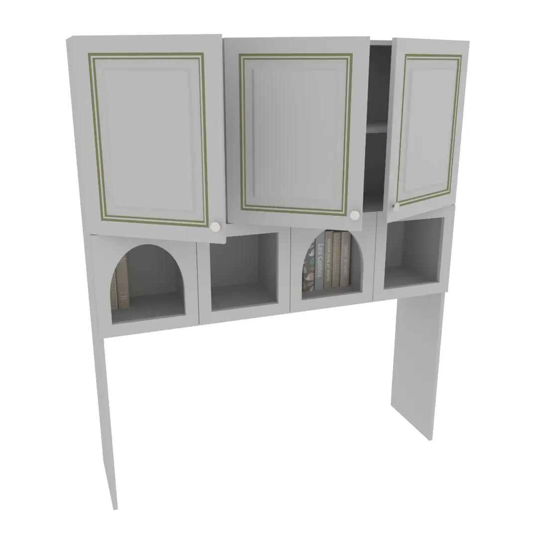 Надставка на стол с фигурными вставками A814