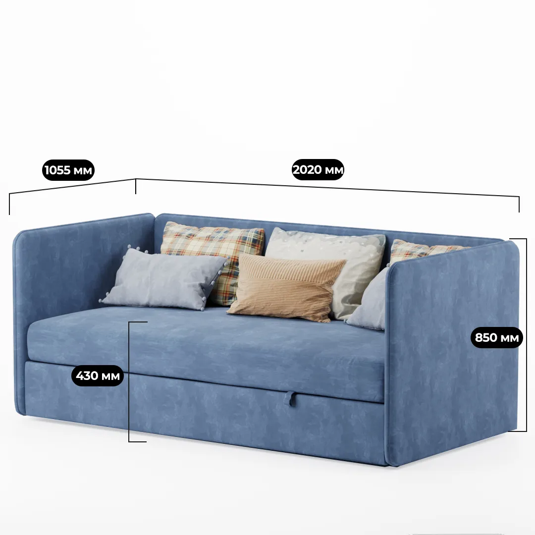 Диван раскладной РУБИ 3