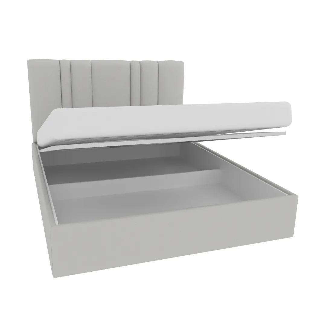 Кровать двуспальная мягкая ХИЛТОН с подъемным механизмом, 140x200