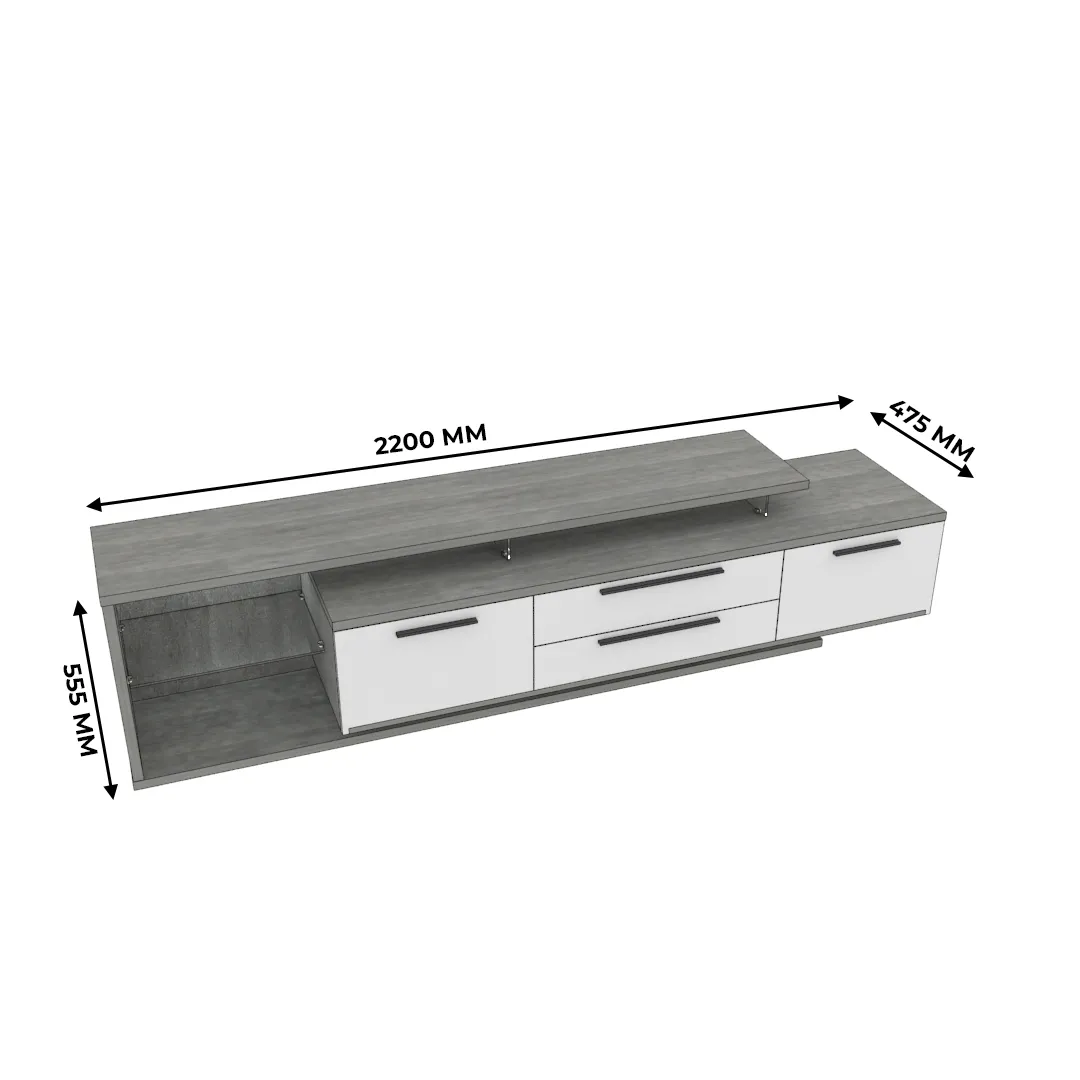 Тумба TV напольная с подсветкой LG507 L/R