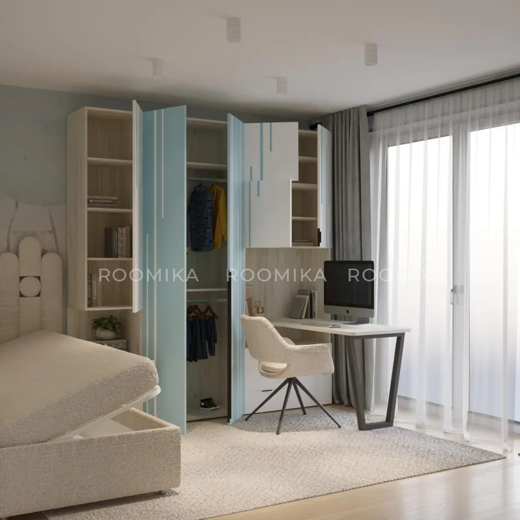 Лацио детская фрезерованные фасады в эмали 79