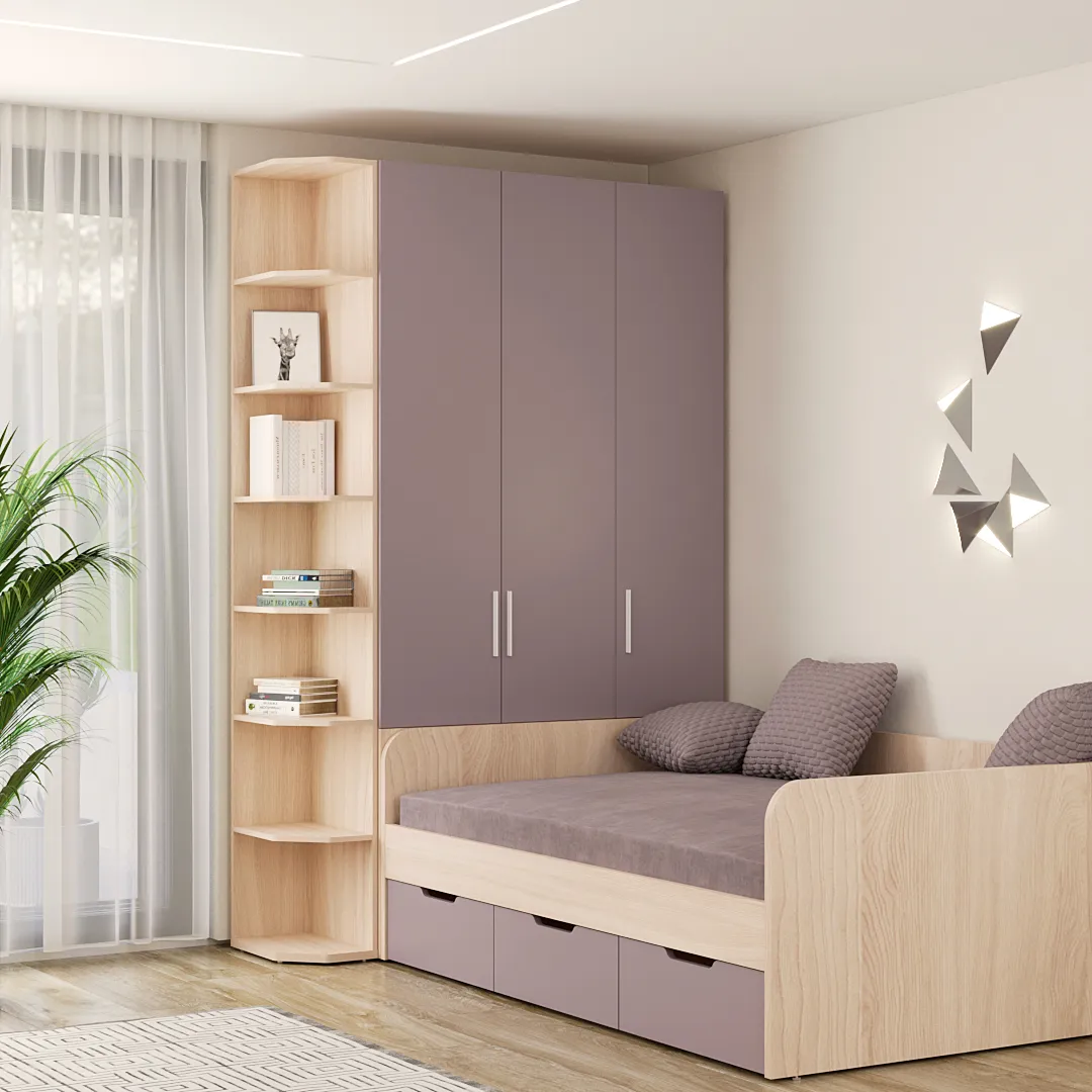 Шкаф двухдверный с фальш-панелью L212.4-120