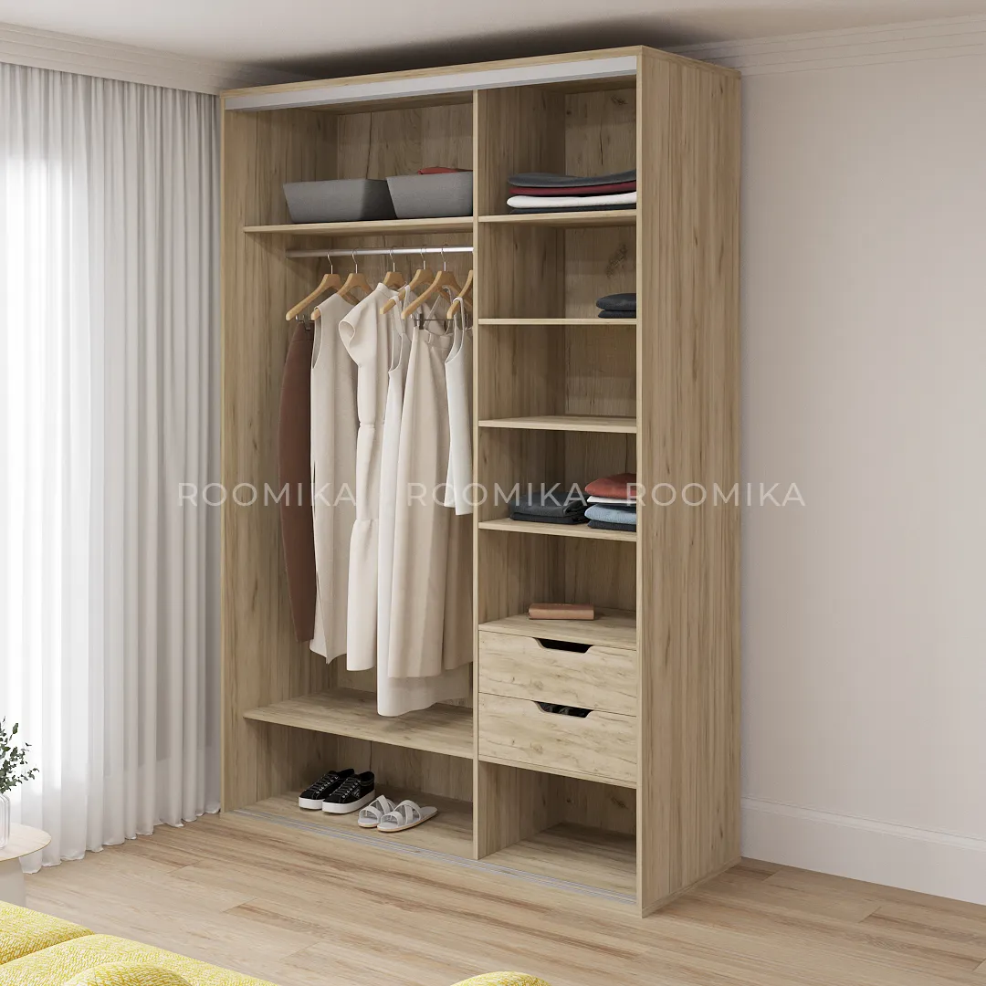 Шкаф-купе U160 тип 1 МДФ/зеркало