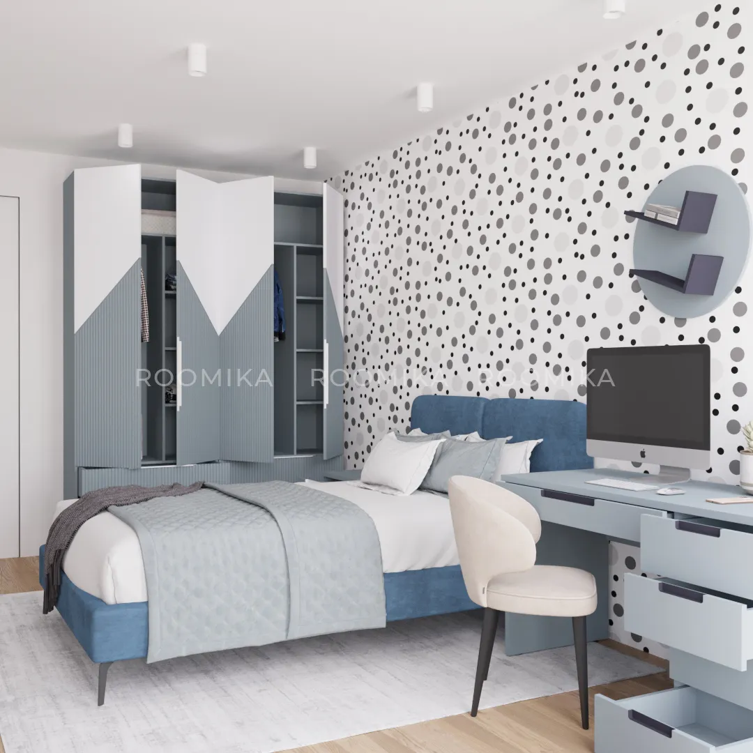 Лацио детская фрезерованные фасады в эмали 76