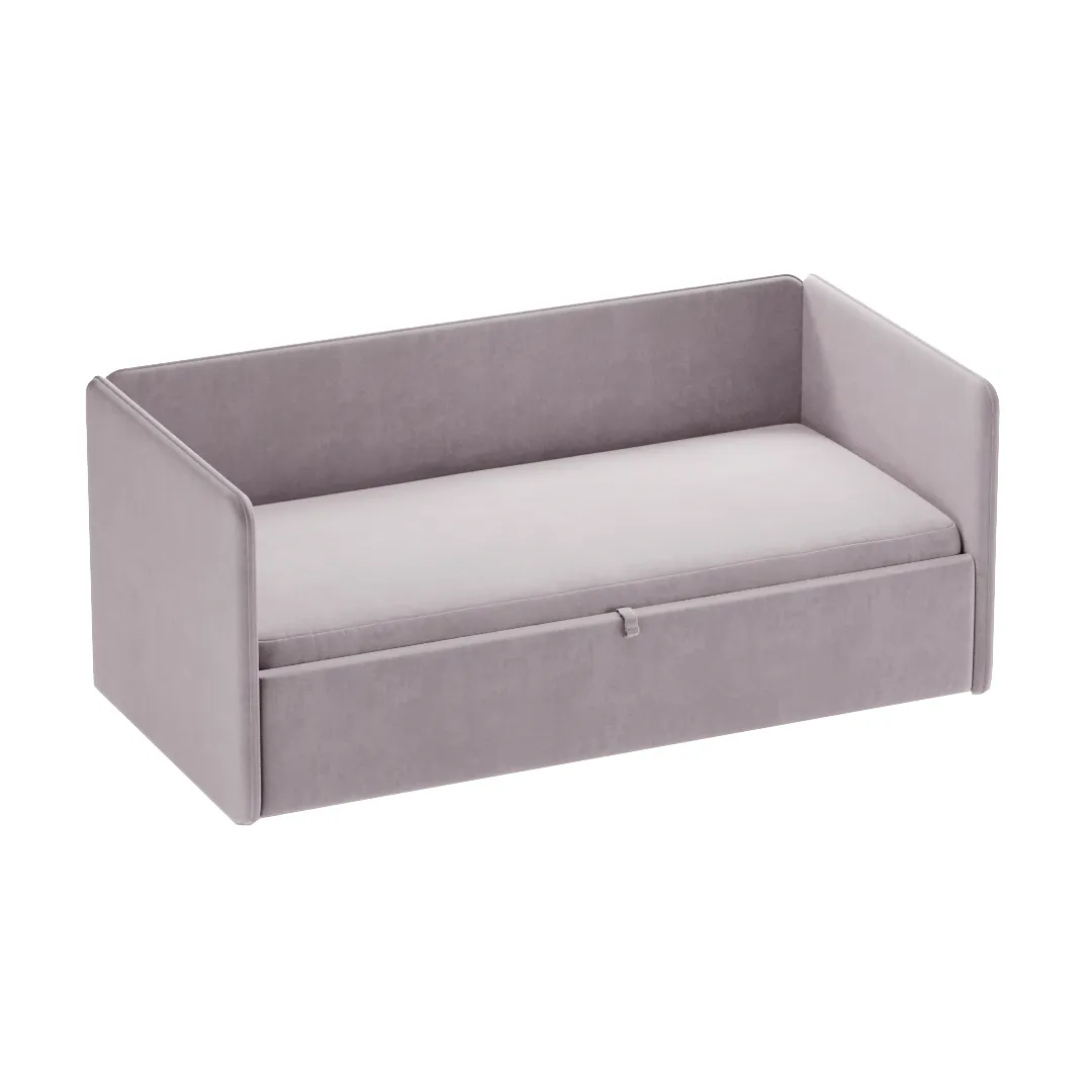 Кровать с подъемным механизмом и ящиком для белья РУБИ 1