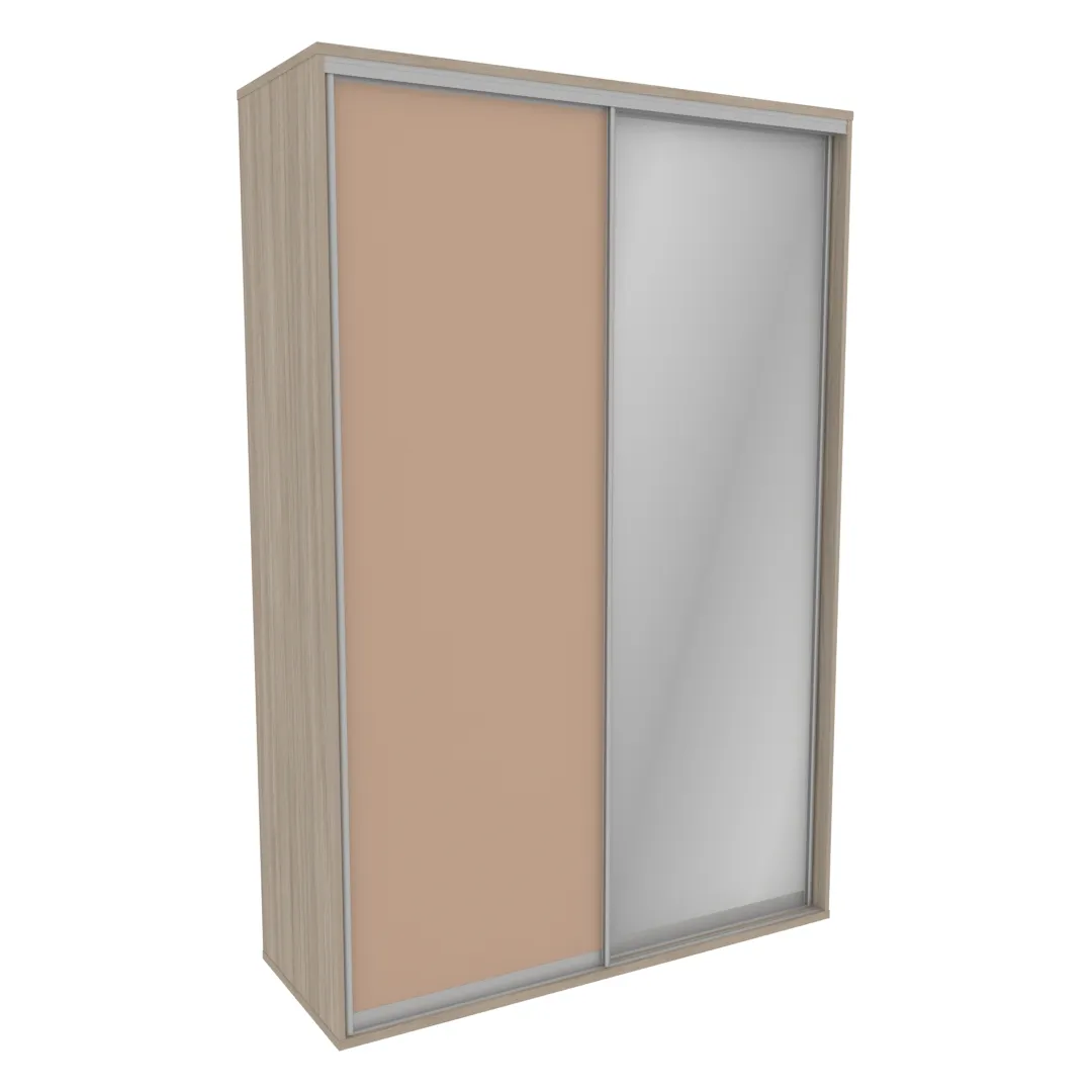 Шкаф-купе U161 тип 2 МДФ/зеркало Шкаф-купе U161 тип 2 МДФ/зеркало