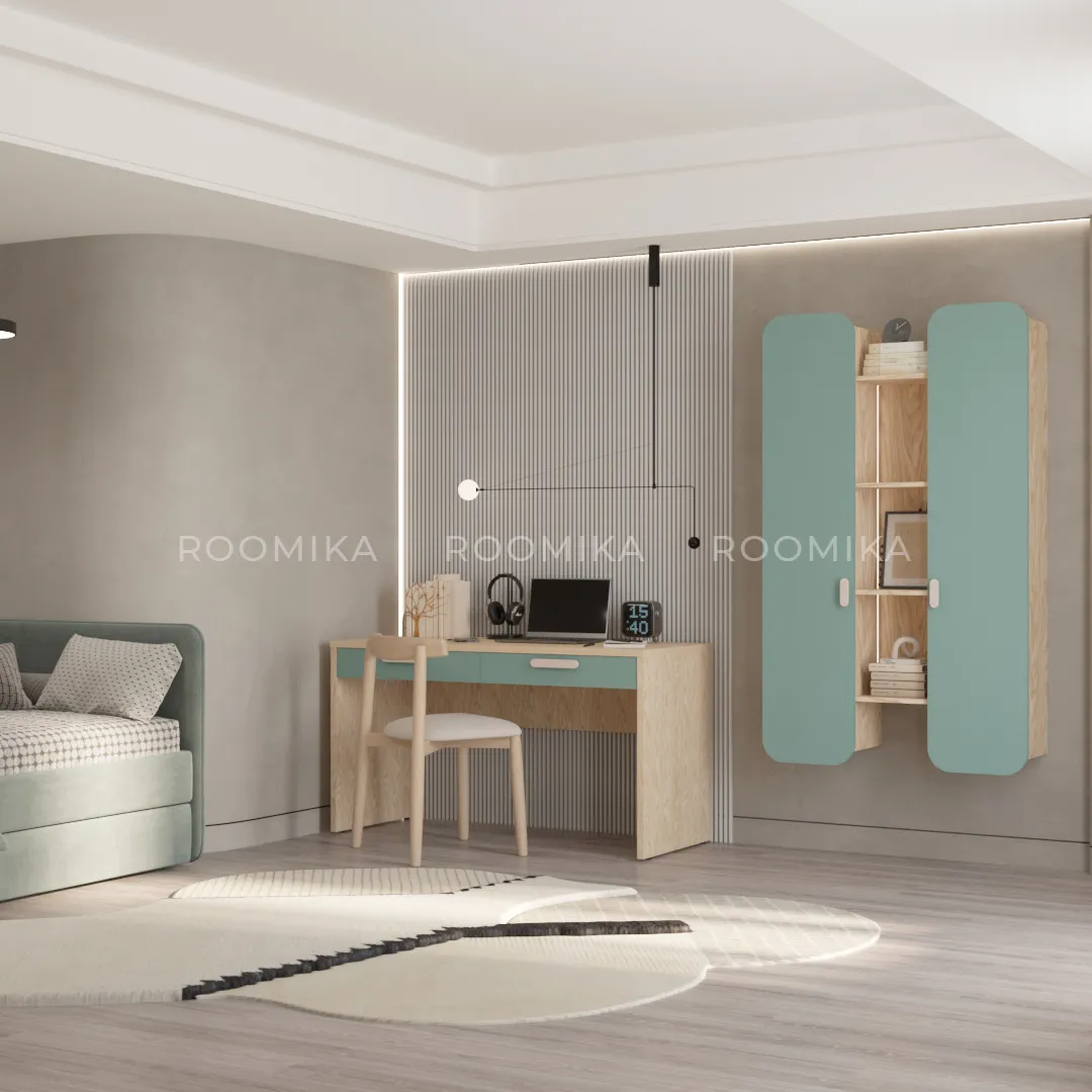 Навесной книжный шкаф  с подсветкой L342.300