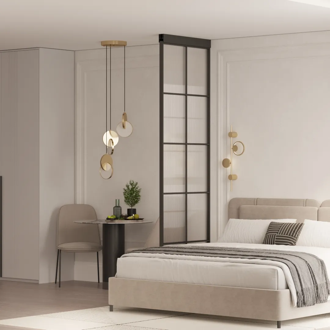 Стационарная перегородка для зонирования, стекло Эстриадо GRACE 9