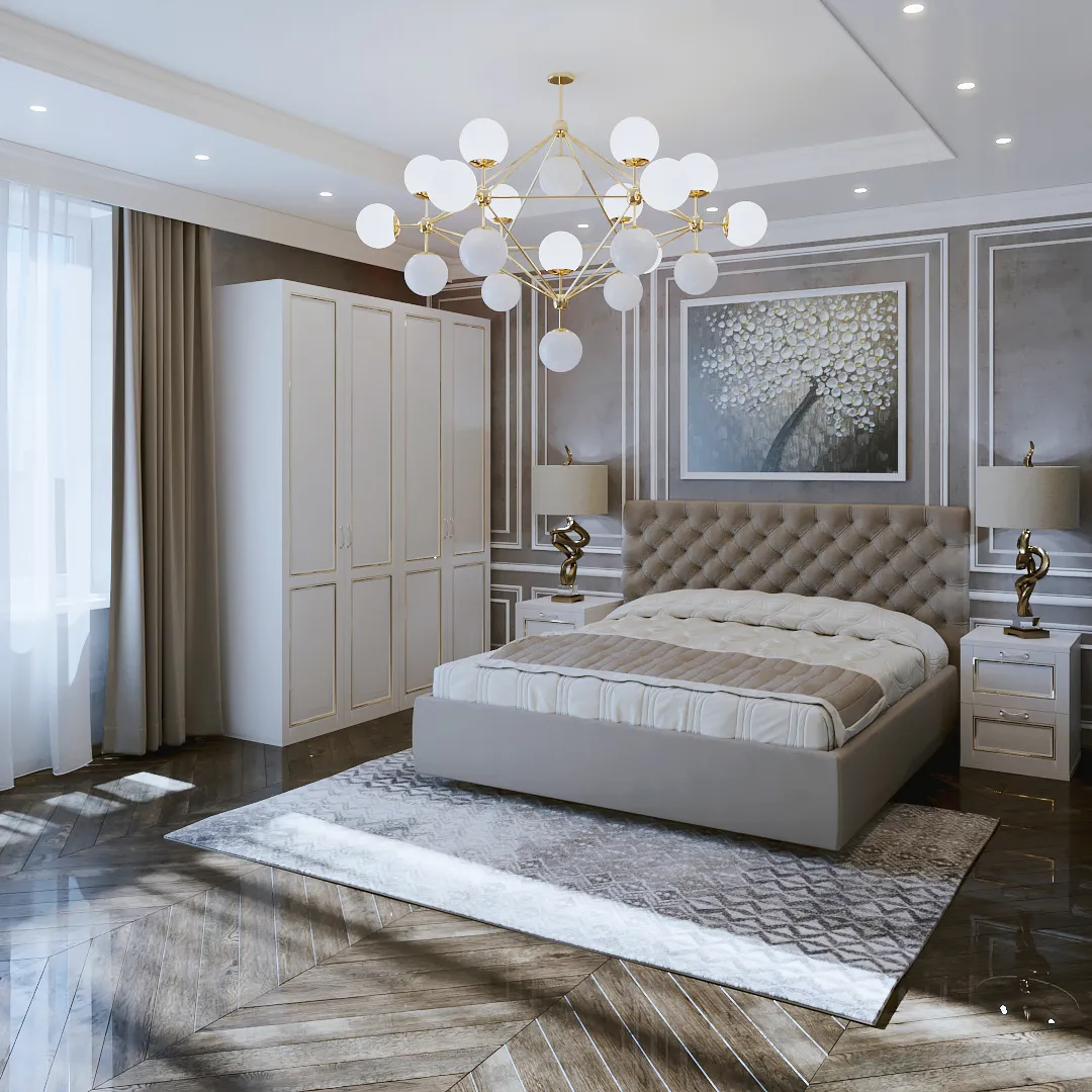 Кровать двуспальная мягкая МИРА с подъемным механизмом, 140x200