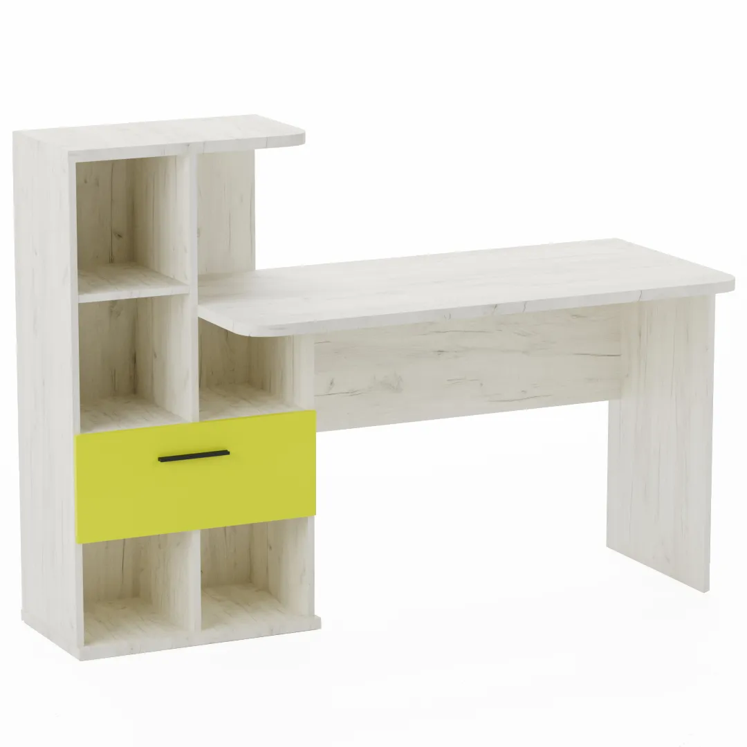 Рабочий стол со встроенным стеллажом HOF421 Рабочий стол со встроенным стеллажом HOF421