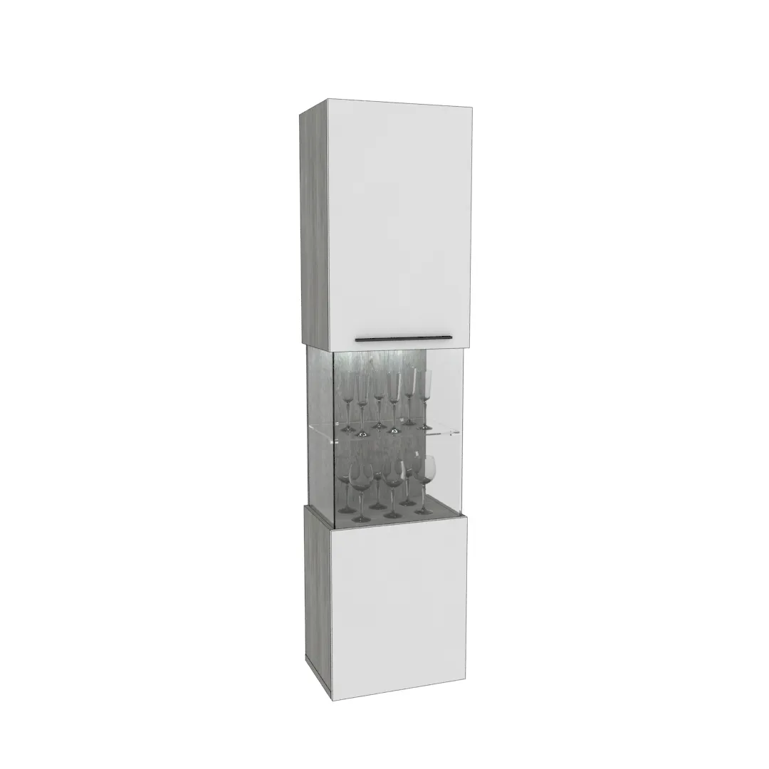 Шкаф напольный с подсветкой LG225 L/R Шкаф напольный с подсветкой LG225 L/R