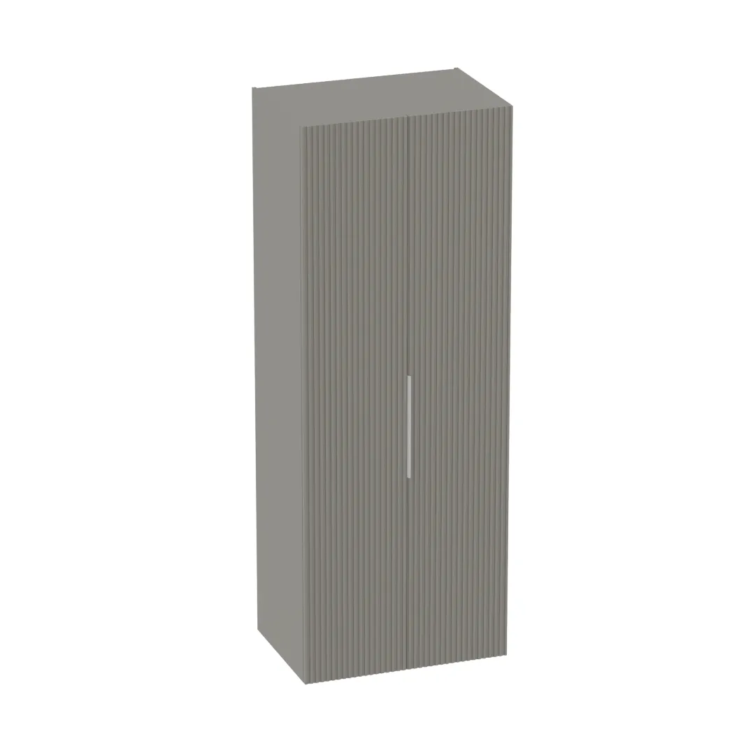 Шкаф 2 дверный, фрезерованные фасады в эмали LE210.60-3