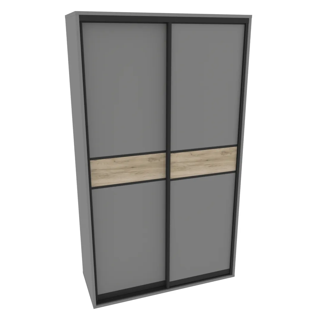 Шкаф-купе ХG156.60-3, профиль INTEGRO, фасад МДФ