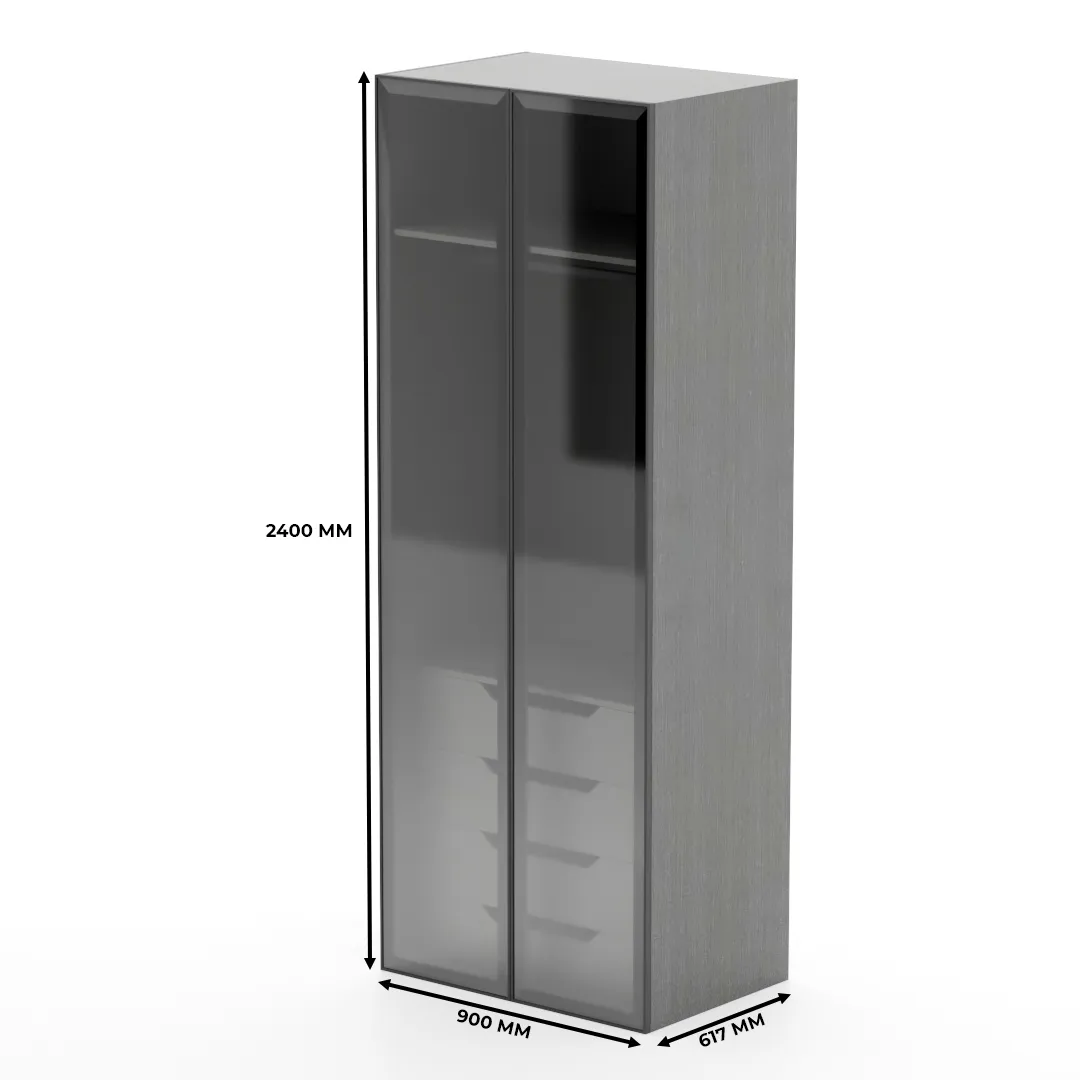 Шкаф для спальни с четырьмя ящиками и штангой R210.60-3