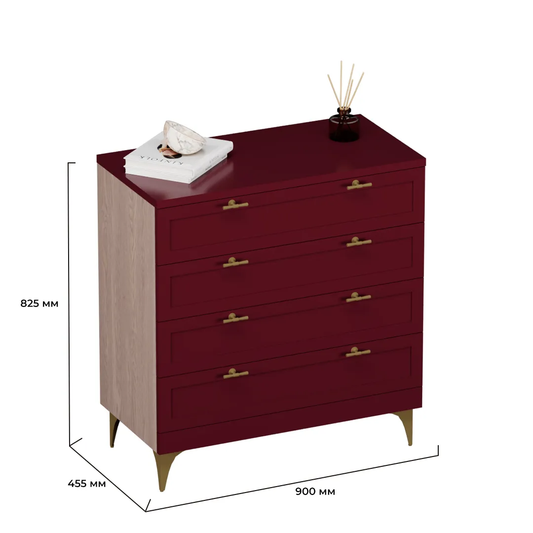 Комод с ящиками с эмалевой столешницей A704.45ES