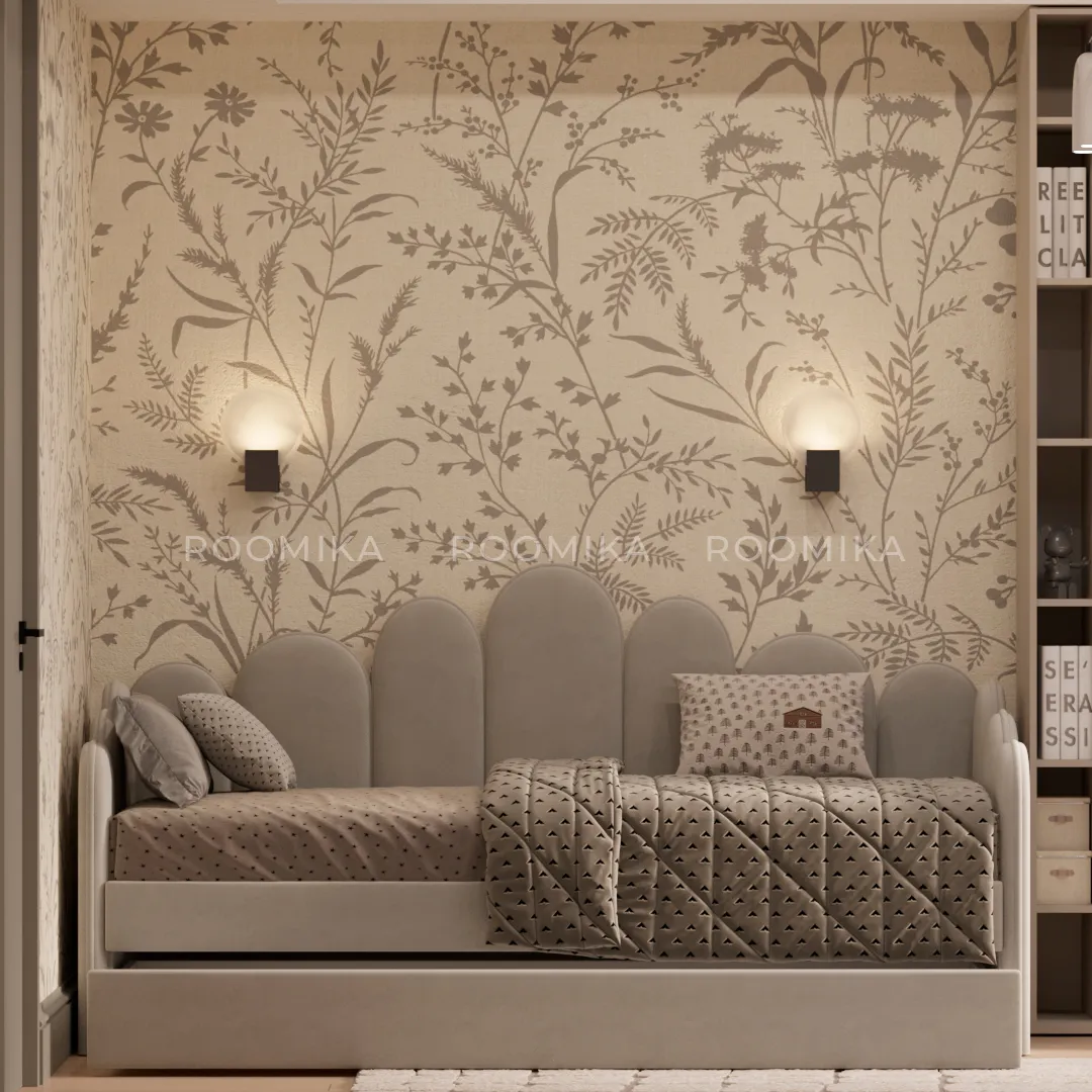 Мягкая кровать-диван ШЕЛЛ, 90x190