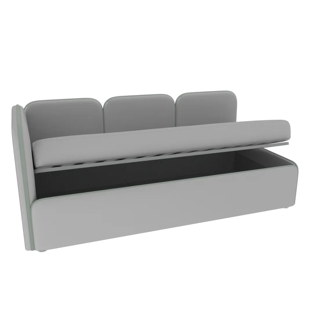 Мягкая кровать-диван ЗУМА L/R с подъемным механизмом, 90x190