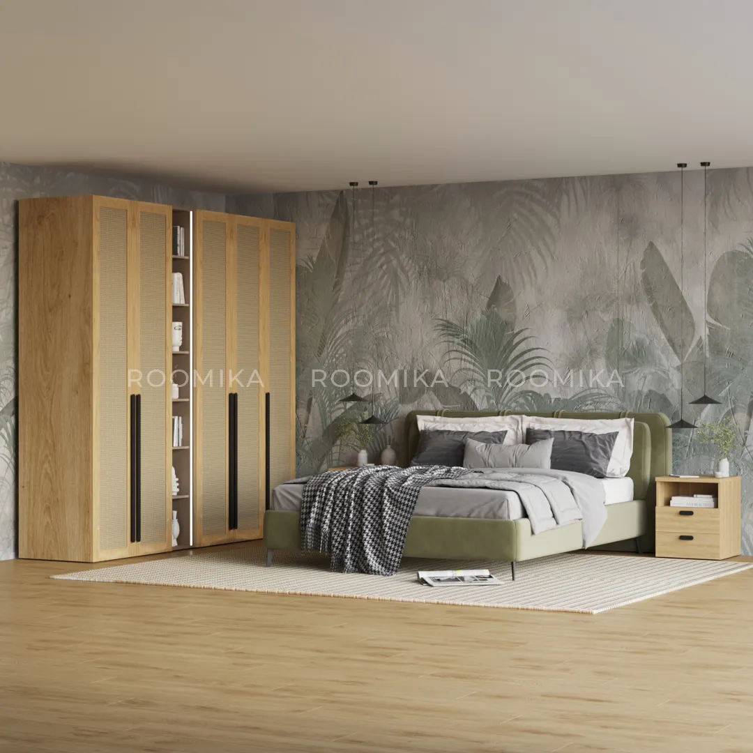 Кровать двуспальная мягкая СТЕНЛИ, 160x200