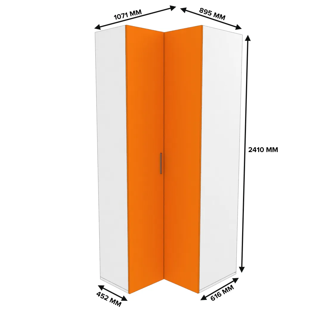 Шкаф угловой L207 L/R
