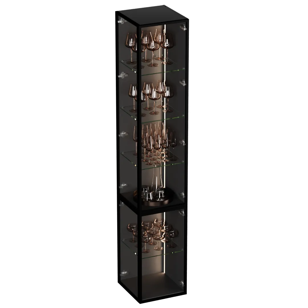 Шкаф завершающий для посуды с подсветкой LF270