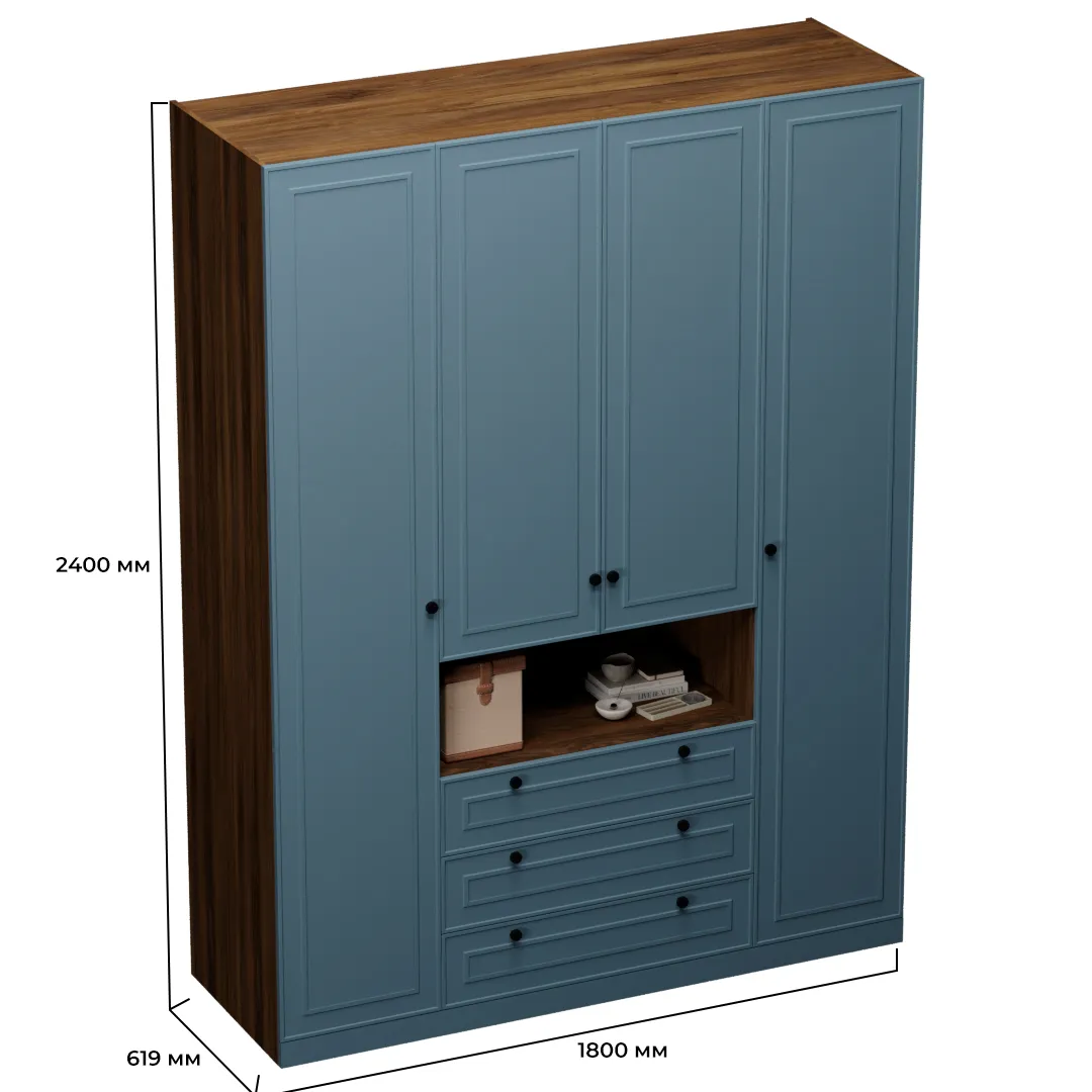 Шкаф четырехдверный для одежды A205.60