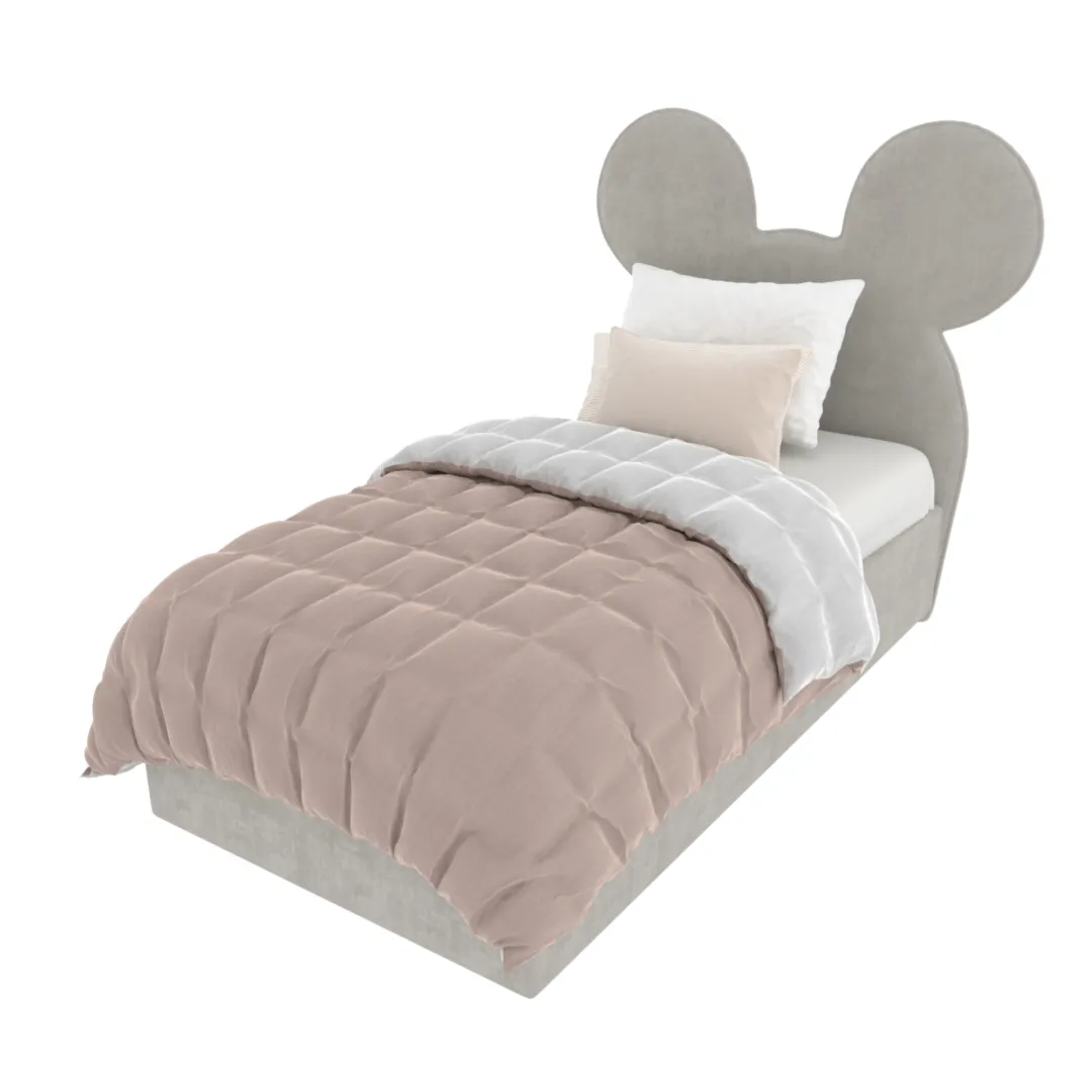 Кровать односпальная мягкая MICKEY с подъемным механизмом, 90x190 Кровать односпальная мягкая MICKEY с подъемным механизмом, 90x190