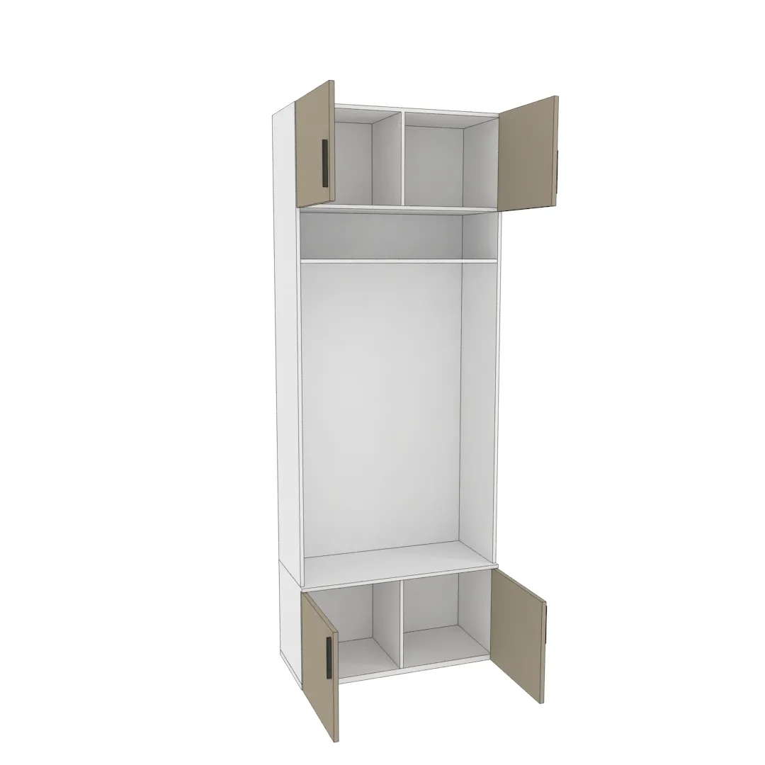 Секция с верхними и нижними полками L410.40