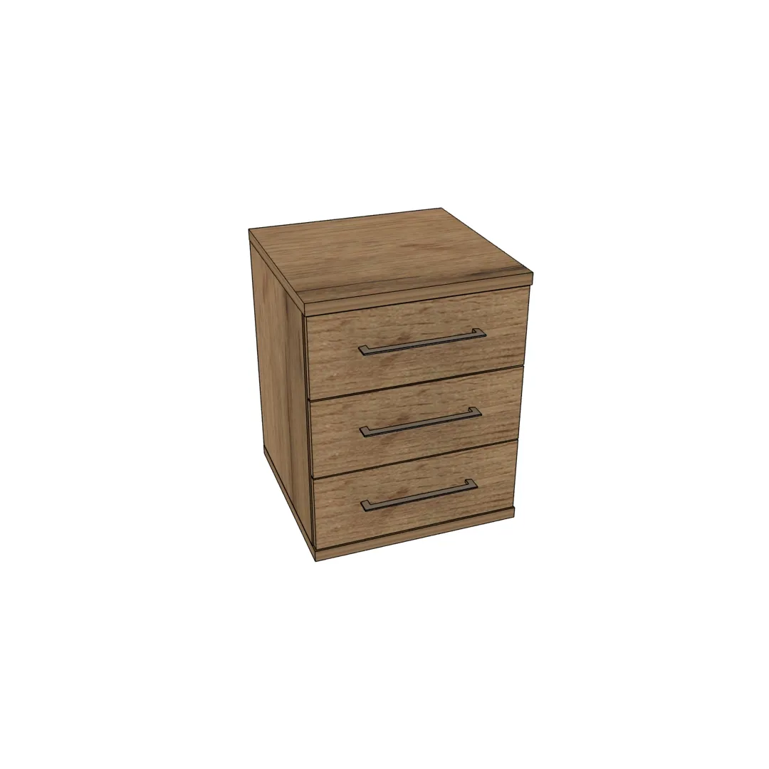 Тумба прикроватная 3 ящика C-723 Тумба прикроватная 3 ящика C-723