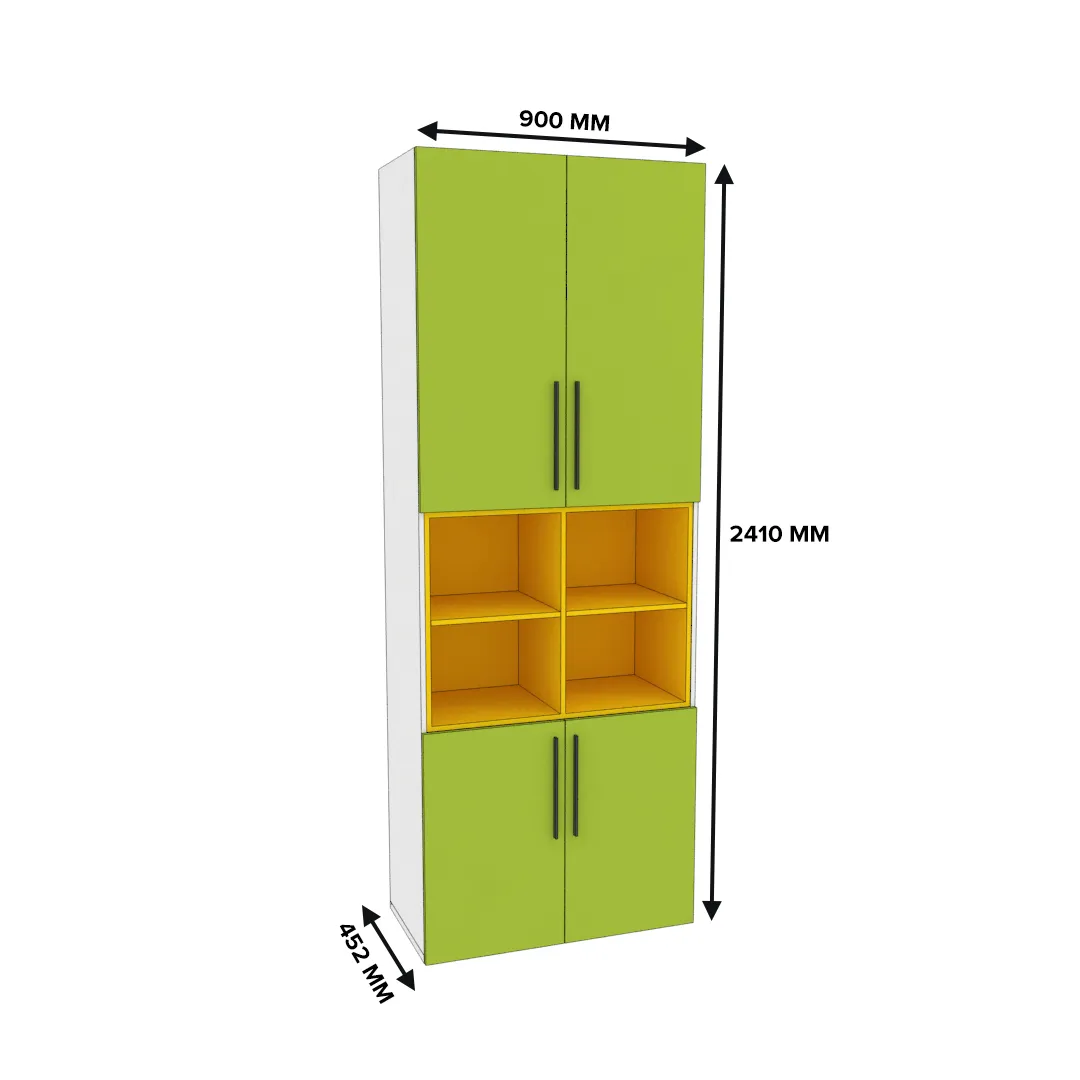 Шкаф книжный с нишей L216
