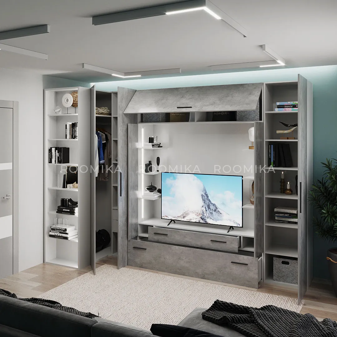 Шкафы для гостиной Lazio 8