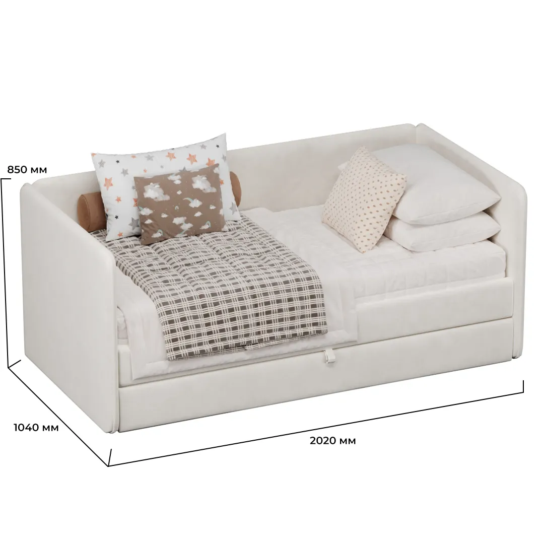 Кровать со вторым выдвижным спальным местом РУБИ 2