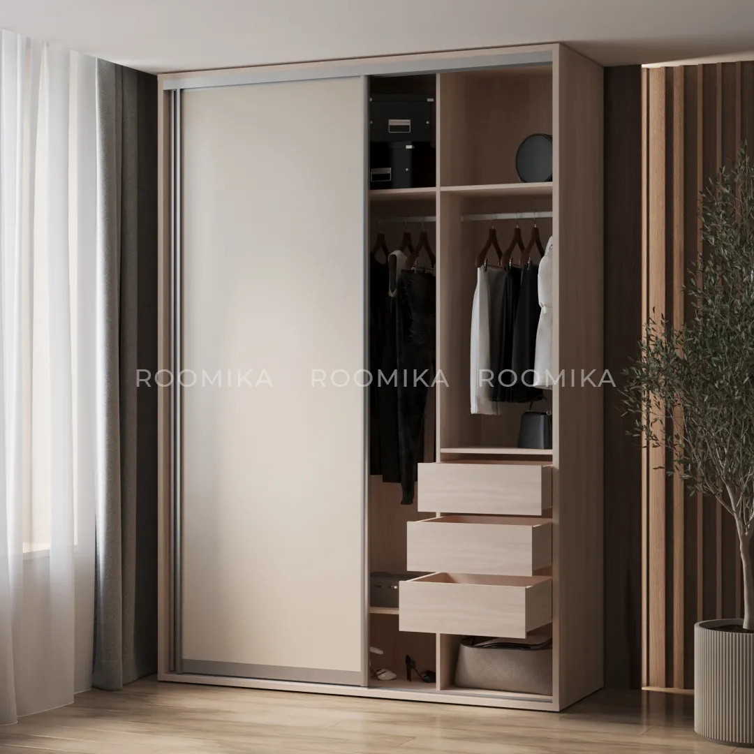 Шкаф-купе ХG186.60-1, профиль INTEGRO, фасад МДФ