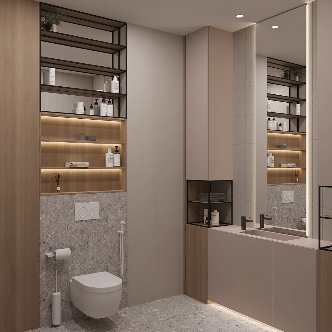 Санузел в матовой эмали №135 Санузел в матовой эмали №135