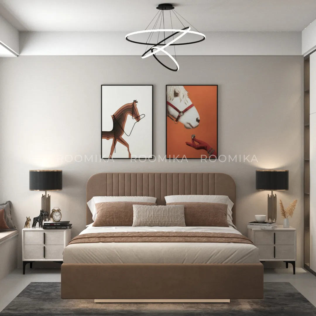 Кровать двуспальная мягкая ФЛАЙ с подъемным механизмом, 160x200