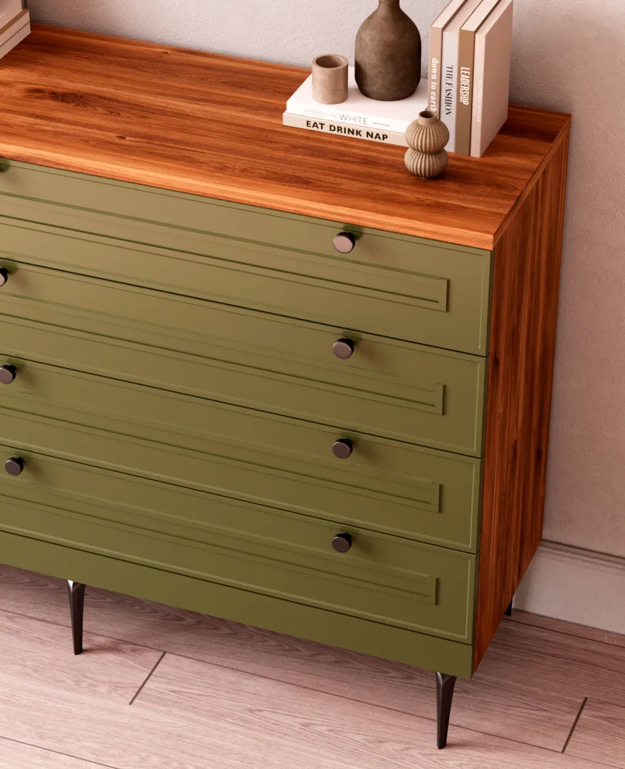 Комод с ящиками узкий A728.40