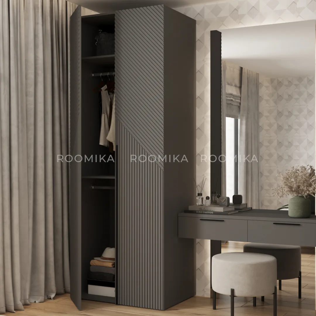 Шкафная группа Lazio фрезерованные фасады в эмали 34