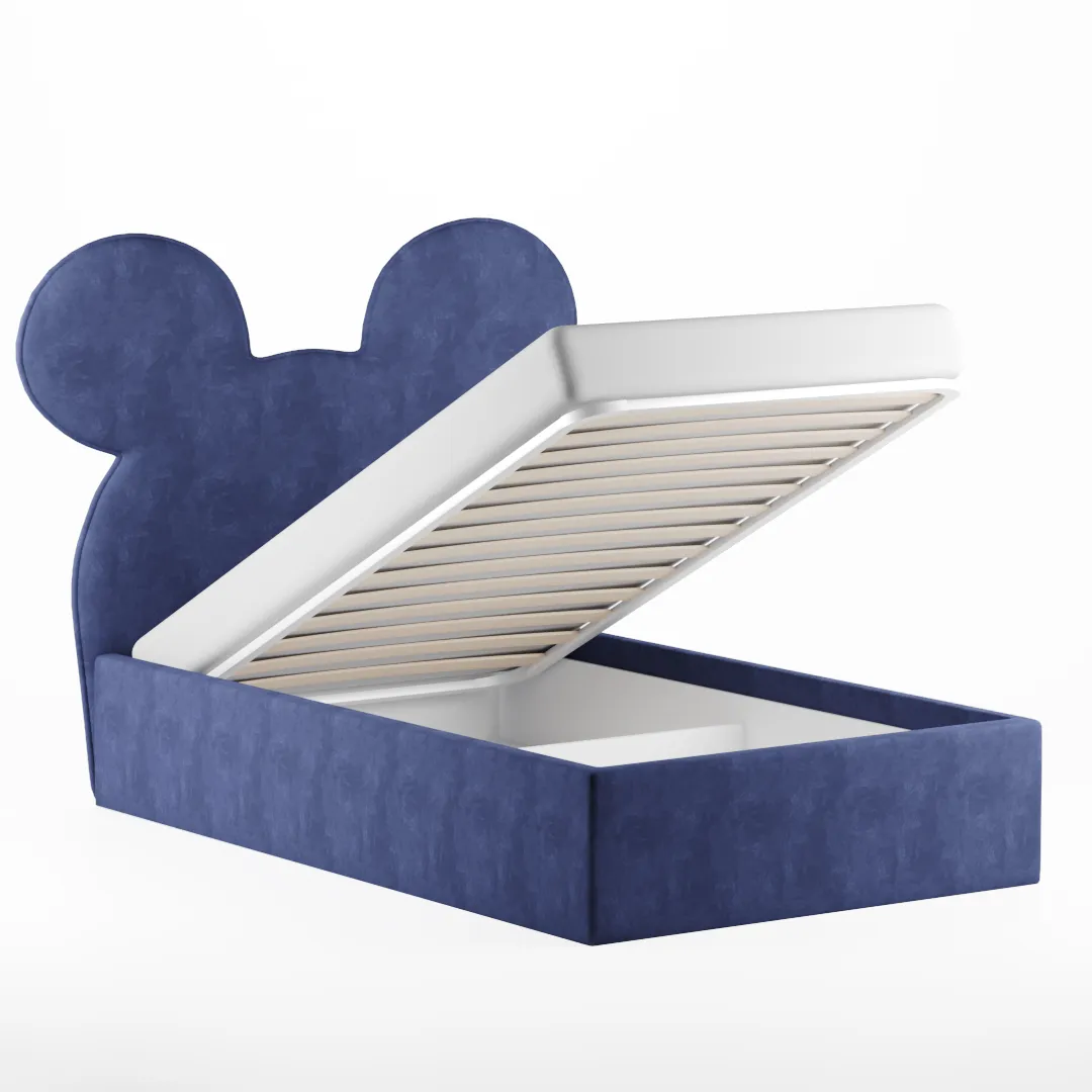 Кровать мягкая МИККИ с подъемным механизмом, 120x200