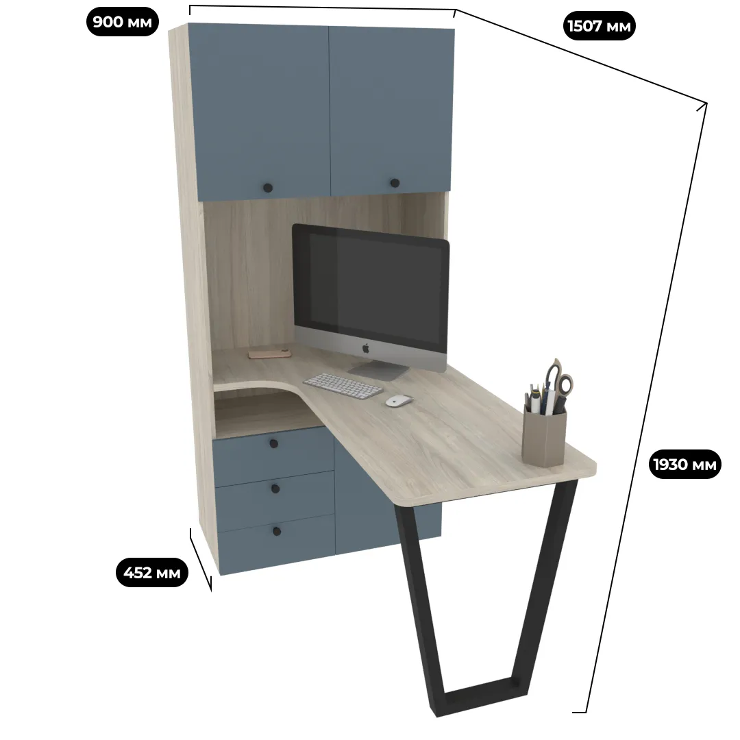 Cтол-стеллаж L402 L/R