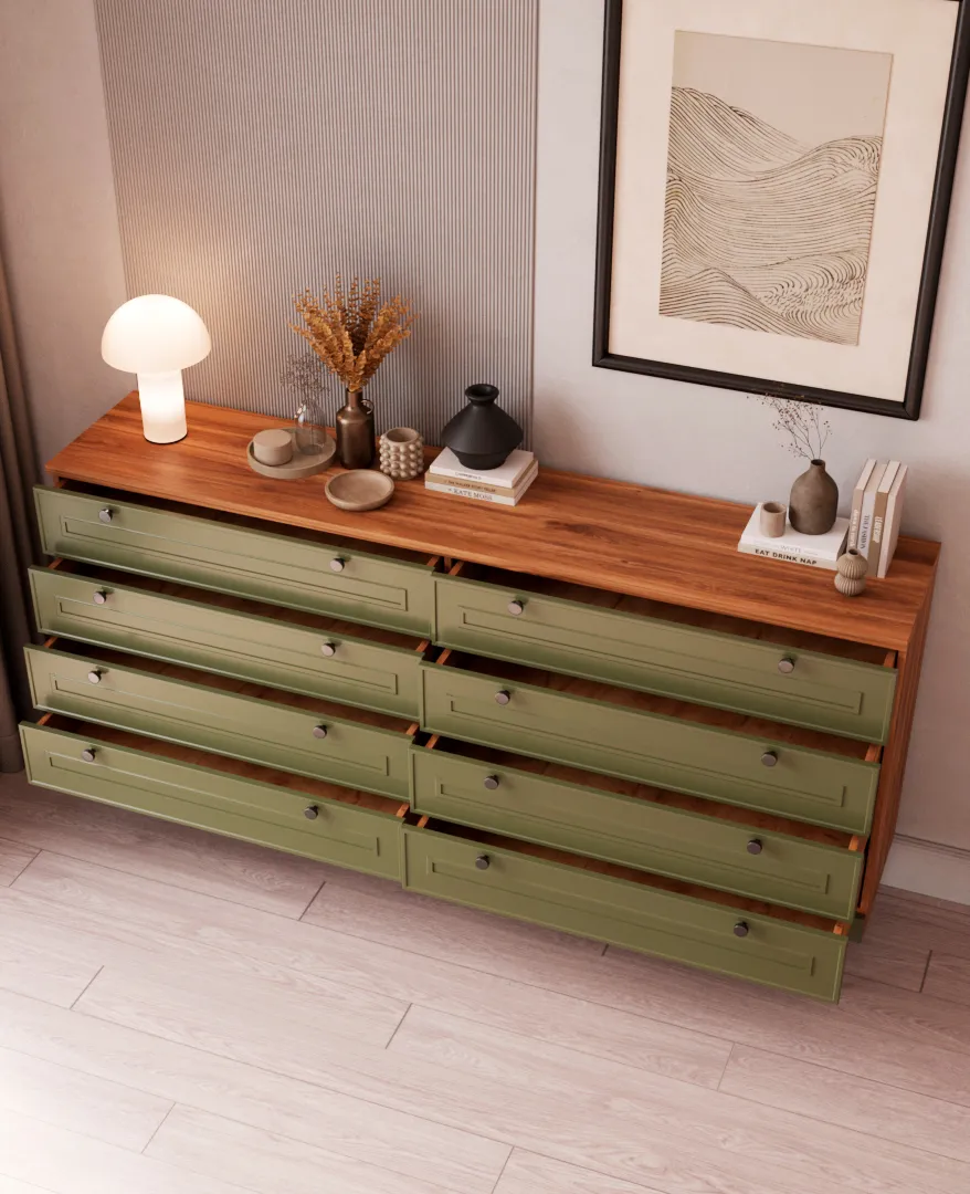 Комод с ящиками узкий A728.40