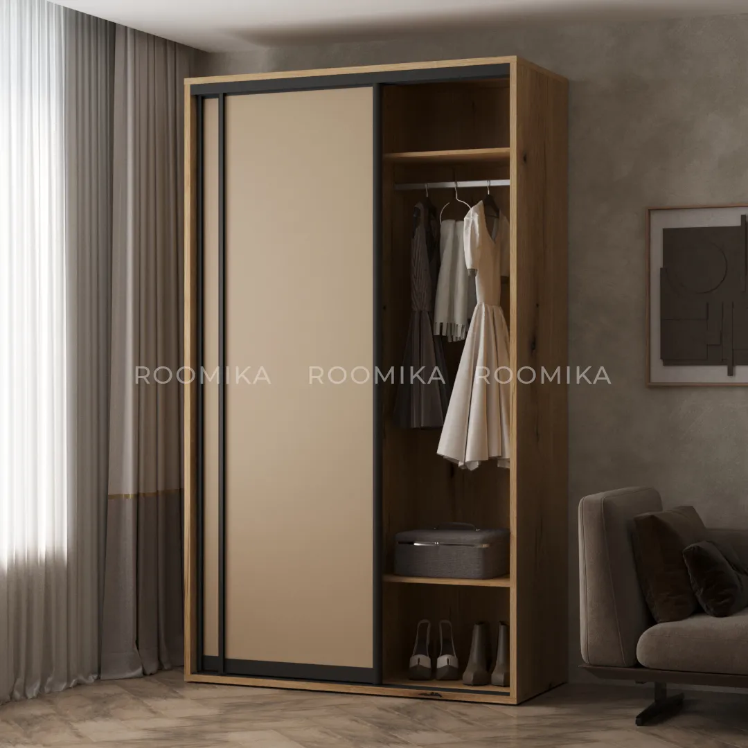 Шкаф-купе ХG140.60-2, профиль INTEGRO, фасад МДФ